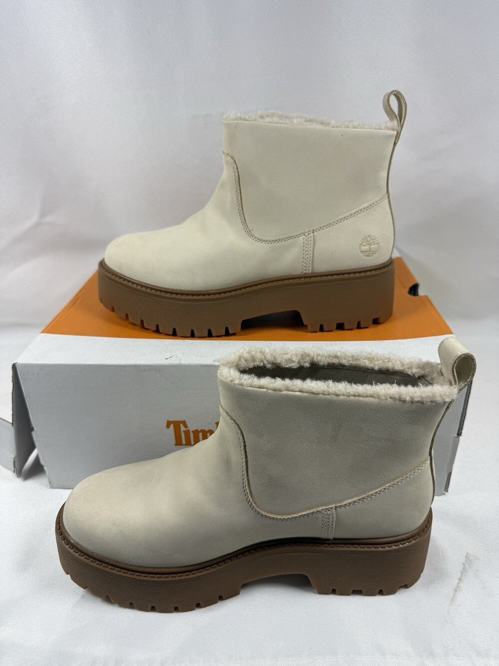 Timberland Stone Street Mid Warm Lined Boot Women’s 8.5 New - Picture 1 of 13